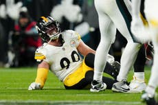 T.J. Watt, linebacker dee los Steelers, T.J. Watt, podría jugar ante Ravens a pesar de lesión