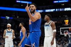 Towns brilla en su regreso a Minnesota y Knicks superan 133-107 a Timberwolves