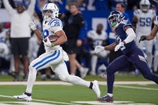 Jonathan Taylor logra 218 yardas y 3 TD en la victoria de los Colts 38-30 sobre los Titans