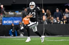 O’Connell lanza para 257 yardas y Raiders cortan racha de 10 derrotas tras vencer 19-14 a Jaguars