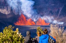 Volcán Kilauea de Hawai arroja lava por segundo día consecutivo