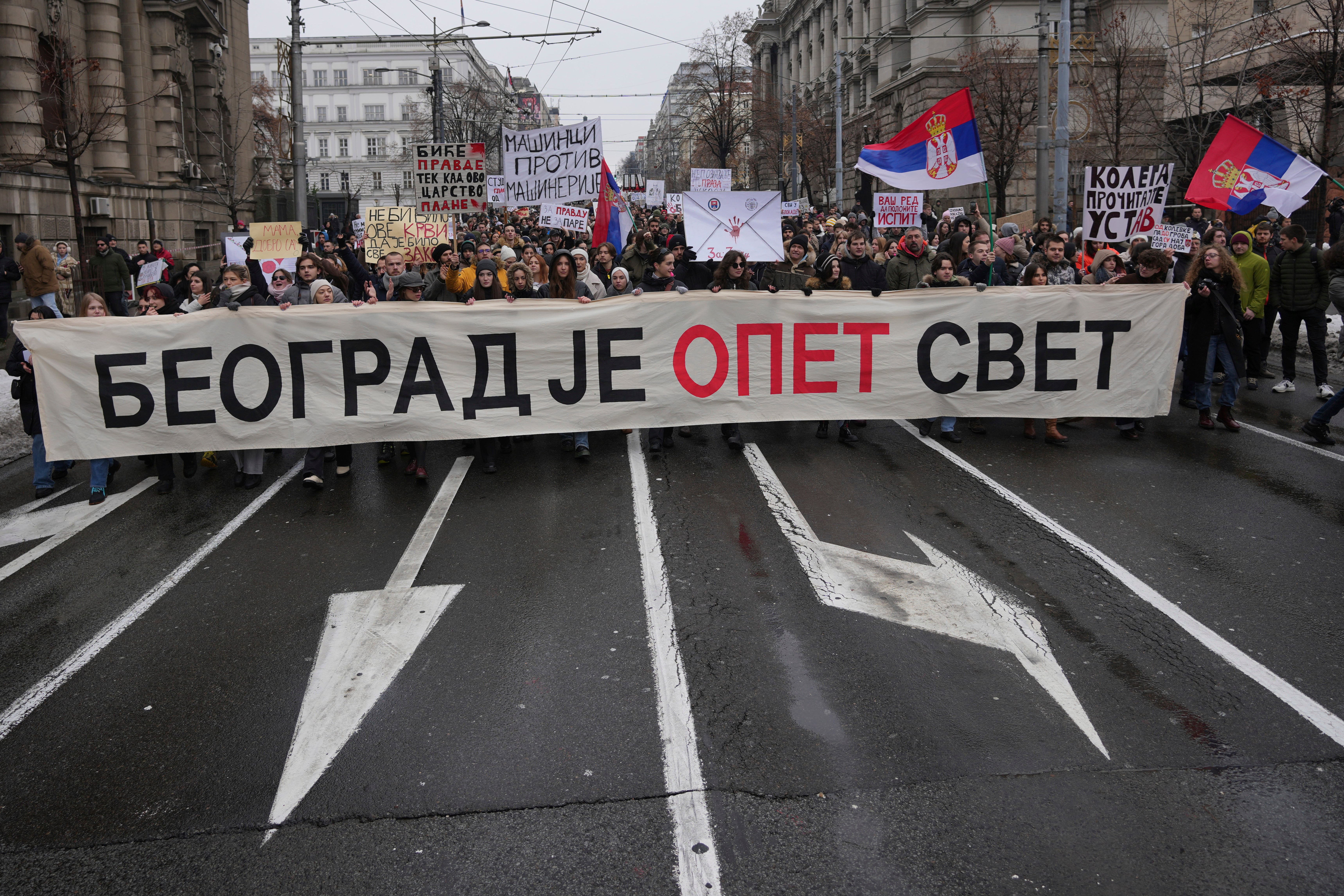 SERBIA PROTESTA