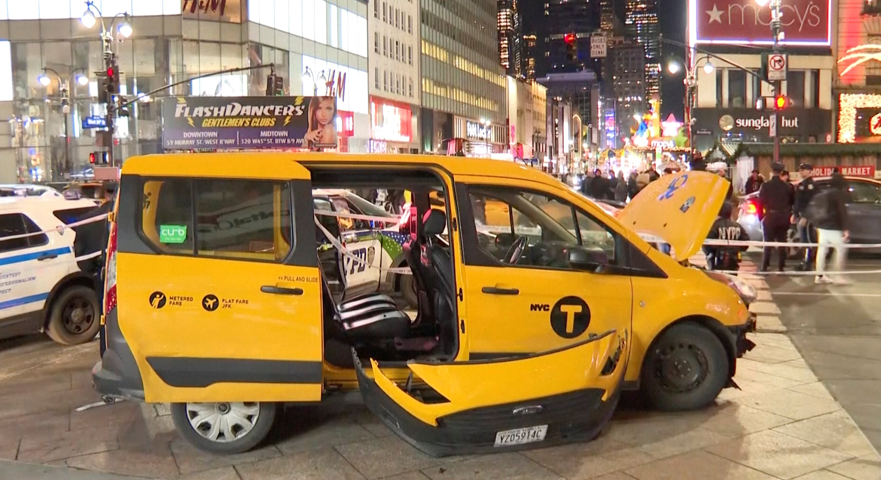 NY ARROLLADOS POR TAXI