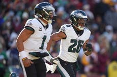 Eagles buscan asegurar el título del Este de la NFC ante lesión de Hurts