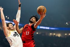 Henderson anota en el último segundo, y Trail Blazers supera 122-120 al Jazz