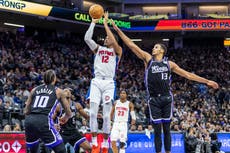 Jaden Ivey logra jugada de 4 puntos en 3 segundos y Pistons vencen 114-113 a Kings