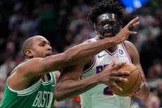 Joel Embiid, de los 76ers, es multado con 75.000 por gestos obscenos en victoria sobre los Celtics