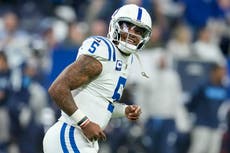 Richardson, quarterback de Colts, no jugará el domingo contra Giants