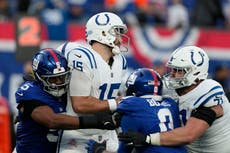 Sin Anthony Richardson, los Colts pierden ante los Giants y se despiden de los playoffs