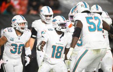 Dolphins siguen vivos rumbo a playoffs con triunfo 20-3 sobre Browns con Huntley como QB titular