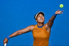 Naomi Osaka gana su primer partido de la temporada tras volver de una lesión