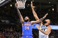 Gilgeous-Alexander anota 40 y lidera triunfo del Thunder 113-105 sobre Timberwolves