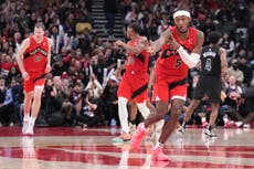 Raptors se imponen 130-113 a Nets y cortan racha de 11 derrotas