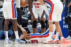 Ivey, escolta de Pistons, se somete a cirugía en pierna fracturada durante partido ante Magic