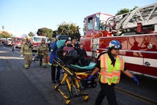 Dos muertos y 18 heridos en choque de avioneta en el sur de California