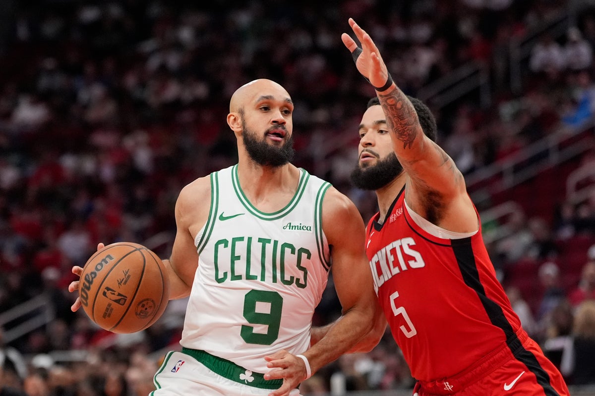 Los Celtics vencen 109-86 a los Rockets, con 23 puntos de Derrick White ...