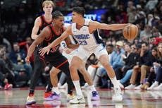 Da Silva registra récord personal con 25 puntos; Magic vence 106-97 a Raptors tras perder a Suggs