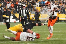 Burrow y Bengals mantienen vivas sus esperanzas de playoffs al vencer 19-17 a Steelers