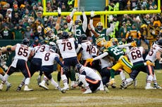 Bears remontan y ganan 24-22 en Green Bay; Packers pierden a Love y Watson por lesiones