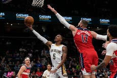 McCollum y Murray lideran segunda victoria de Pelicans en tres días sobre Wizards