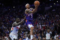 Suns vencen 109-99 a los 76ers para romper racha de 4 derrotas