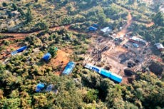 Al menos 9 mineros se quedan atrapados en una mina de carbón en Assam, India