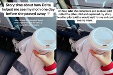 Elogian a Delta Airlines por ayudar a una hija a ver a su madre moribunda