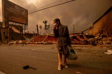 Fotografías que capturan la devastación causada por incendios forestales en el sur de California