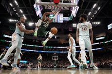 Los Bucks toman vuelo al vencer 121-105 a Spurs y así ligar triunfos tras perder cuatro de cinco