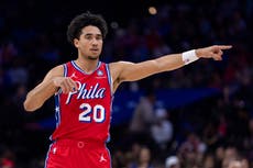 76ers descartan al novato estrella Jared McCain por el resto de la temporada tras cirugía de rodilla