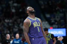 Pelicans suspenden 1 partido a Zion Williamson por violar políticas del equipo