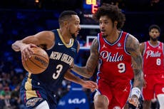 McCollum logra 38 puntos y Pelicans carentes de Williamson vencen 123-115 a 76ers