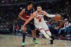 Los Bulls aplastan 138-105 a los Wizards con su quinta victoria en siete partidos.