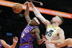 Booker anota 34 y Suns no ceden en su victoria 114-106 contra Jazz