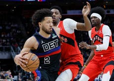 Cunningham logra triple-doble y Pistons vencen 123-114 a Raptors