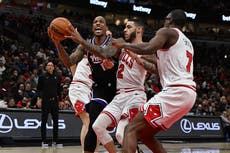 Kings extienden su racha a siete juegos con victoria 124-119 sobre Bulls