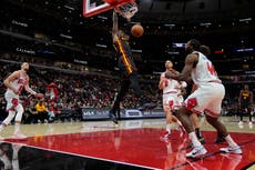 Wallace anota 27 puntos, el máximo número en su carrera, y Hawks vencen a Bulls por 110-94