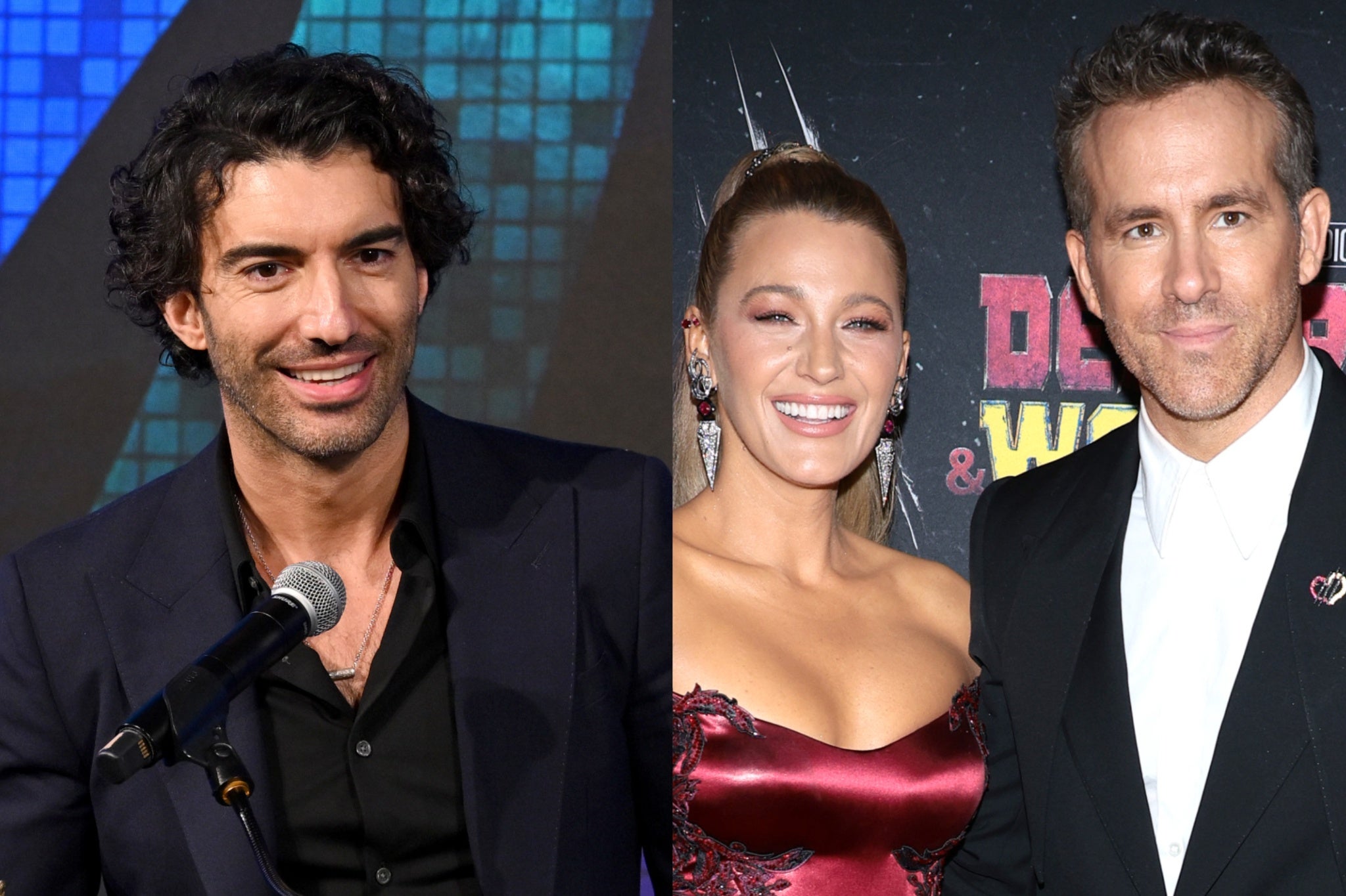 Justin Baldoni, Blake Lively y Ryan Reynolds