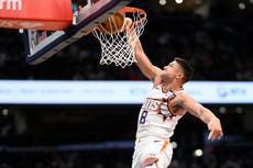 Booker consigue 37 puntos y Suns se llevan un susto pero vencen a Wizards por 130-123