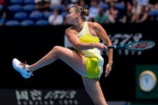 Bicampeona Sabalenka avanza a la 4ta ronda en Australia