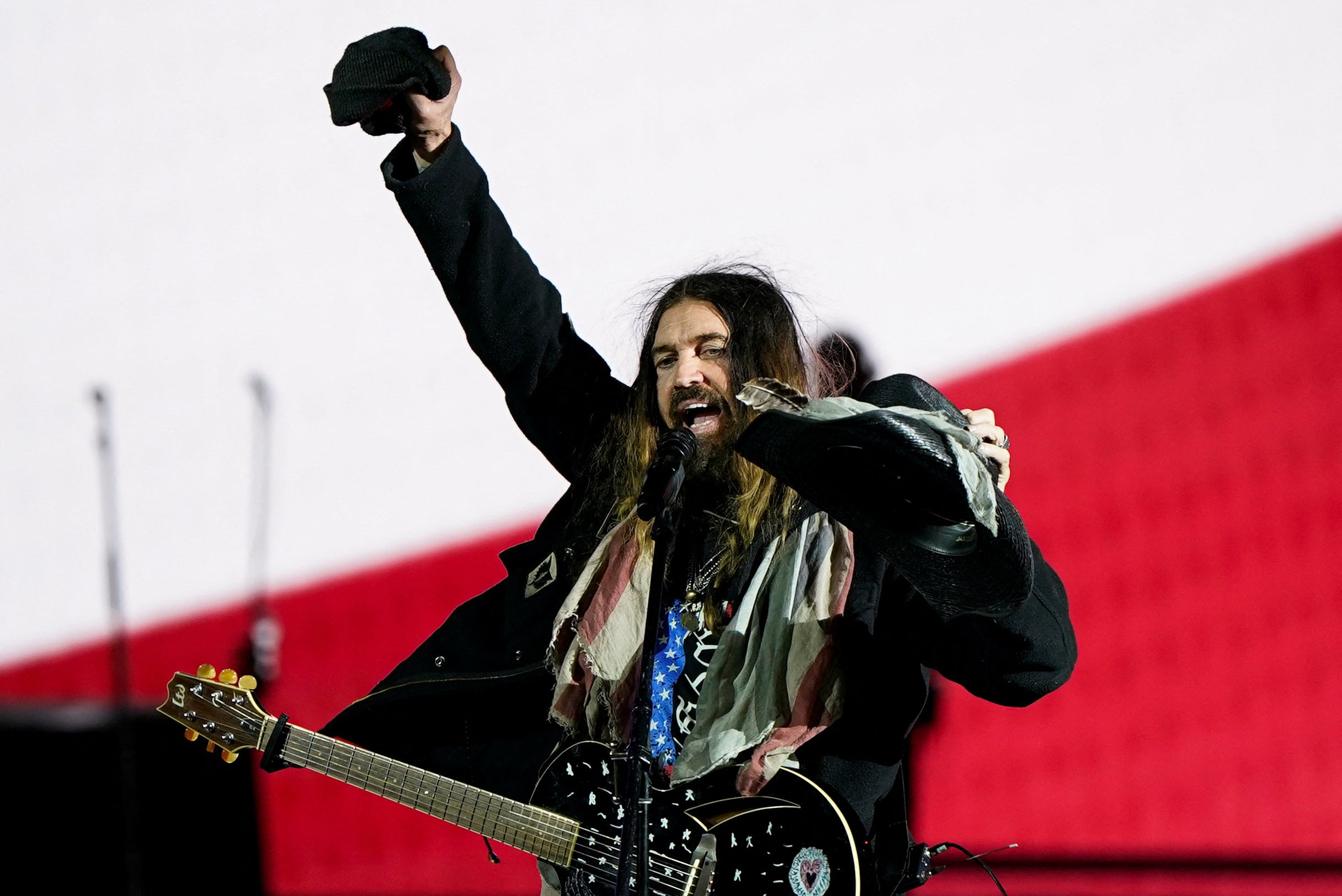 Billy Ray Cyrus en el Liberty Ball el 20 de enero