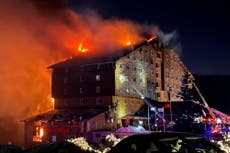 Incendio en hotel de estación de esquí en Turquía causa al menos 10 muertos, 32 hospitalizados