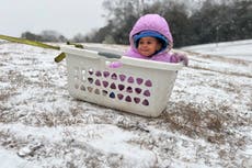 Nevada que sólo se ve "una vez en la vida" afecta partes del sur de EEUU
