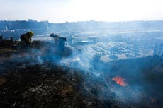 Riesgo de incendios y fuertes vientos persisten en el sur de California antes de posibles lluvias