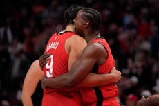 Sengun anota tiros libres al final por Rockets, que superan 109-108 a Cavs