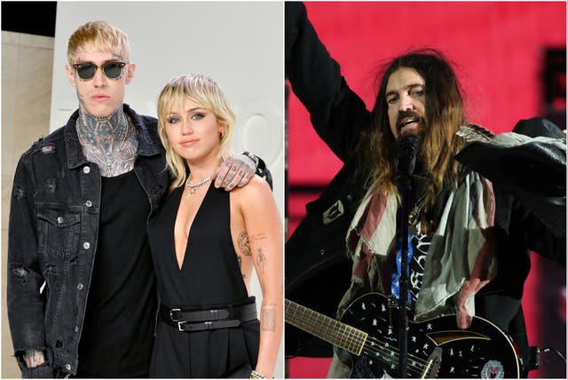 <p>Trace Cyrus (a la izquierda, en la foto con su hermana Miley) compartió una carta abierta a su padre Billy Ray</p>