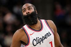 Harden llega a 79 triples-dobles y Clippers apalean 110-93 a Wizards, el peor equipo de la NBA