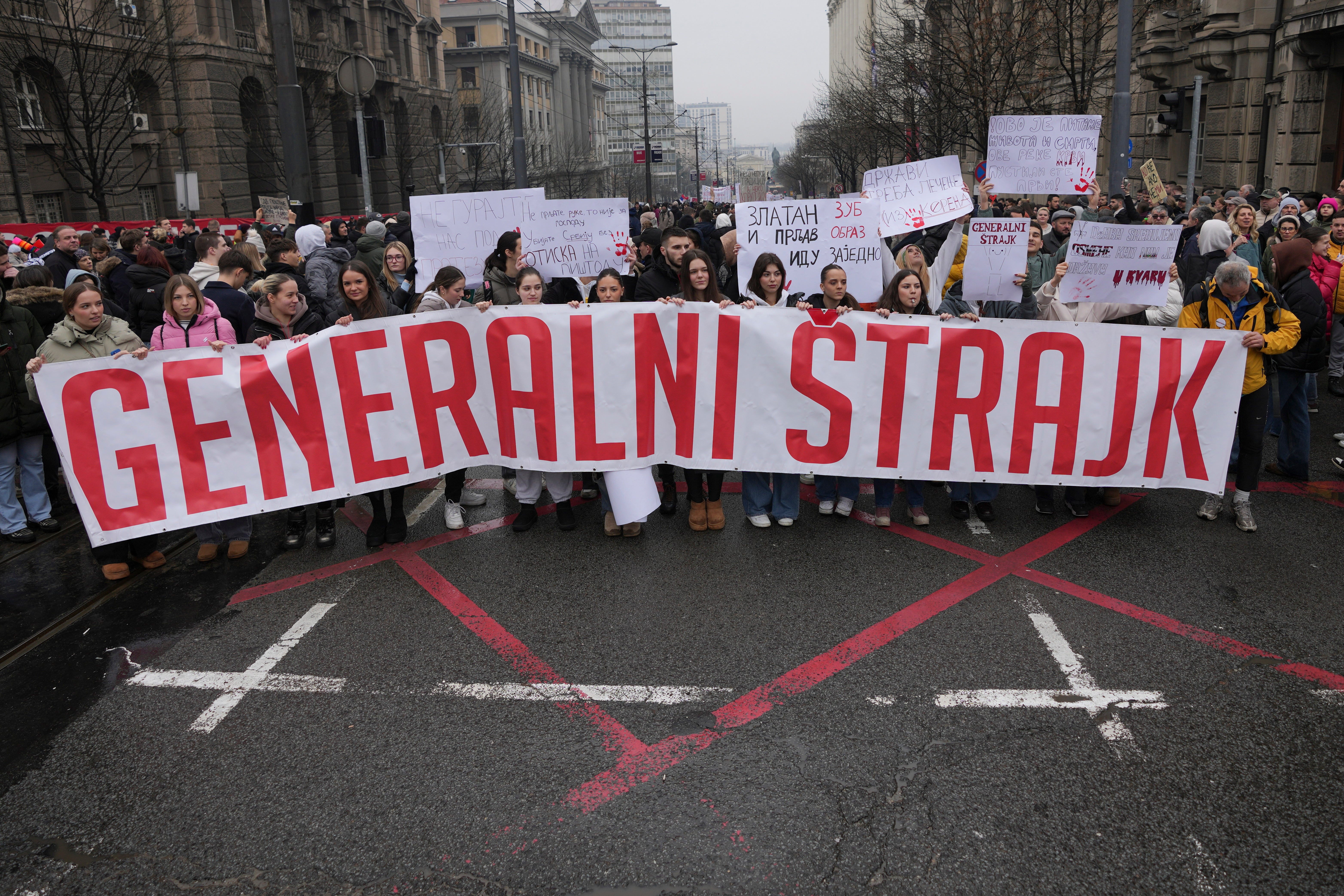 SERBIA-PROTESTAS