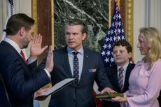 Hegseth presta juramento rápidamente como secretario de Defensa tras votación dramática en el Senado