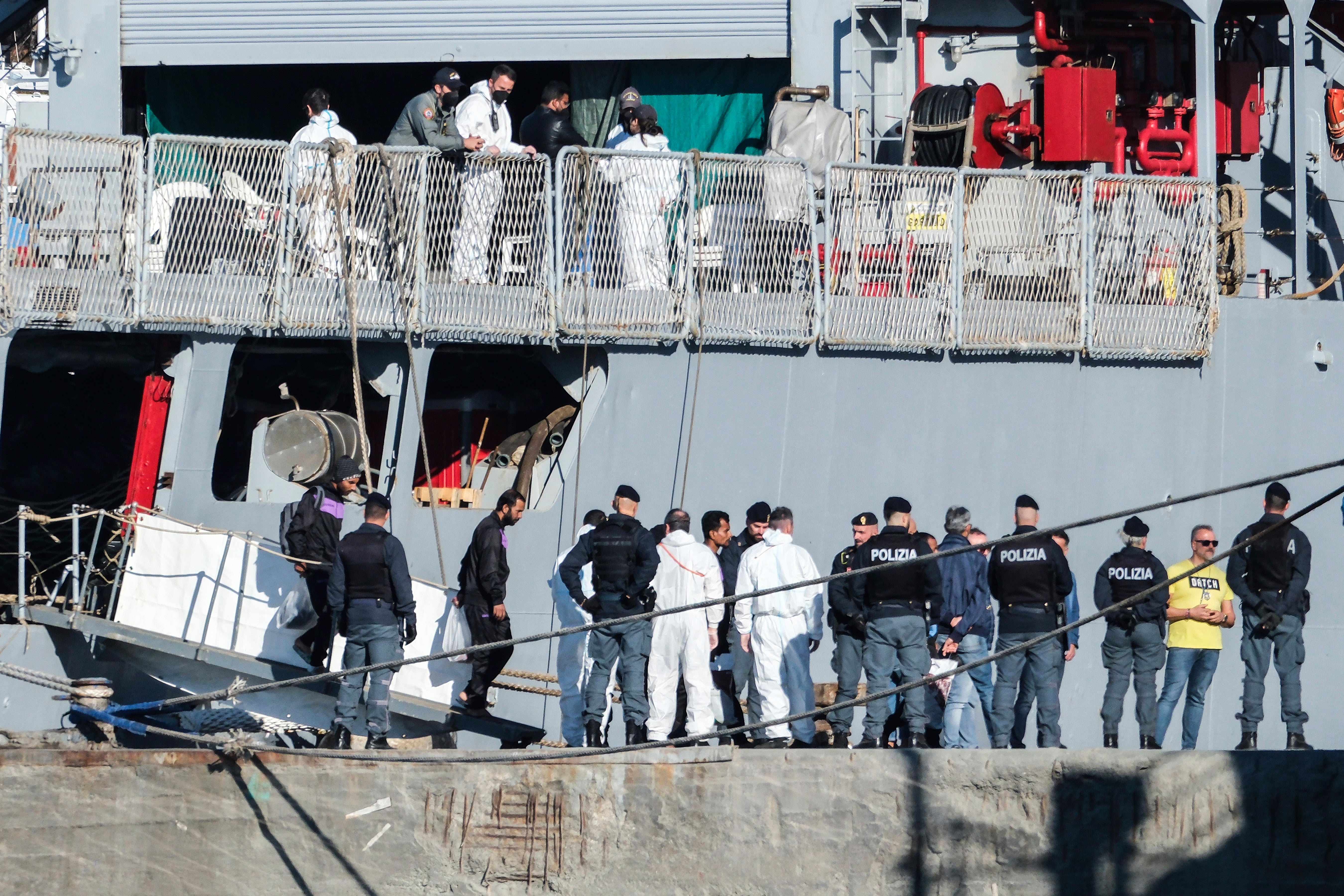 ITALIA ALBANIA MIGRANTES